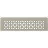 Schluter Shelf-N Stone Grey Coated Aluminum Floral Niche Shelf