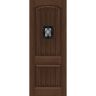 Steves & Sons Regency 36 in. x 96 in. 2P Plank Oxford SE Universal Handing Hickory Stain Fiberglass Front Door Slab with Clavos