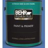 BEHR PREMIUM PLUS 1 gal. #590B-6 Flying Fish Semi-Gloss Enamel Exterior Paint & Primer