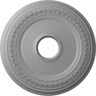 Ekena Millwork 18-5/8" 4" ID x 1-1/8" Classic Urethane Ceiling Medallion (Fits Canopies upto 12-3/4"), Primed White