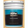 BEHR PREMIUM PLUS 5 gal. #BXC-61 Early Harvest Satin Enamel Exterior Paint & Primer