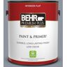 BEHR PREMIUM PLUS 1 gal. #750F-4 Raging Sea Flat Low Odor Interior Paint & Primer