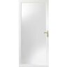 Andersen 3000-Series 36 in. x 84 in. White Right-Hand Full View Interchangeable Aluminum Storm Door with Brass Hardware