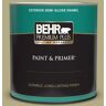 BEHR PREMIUM PLUS 1 qt. #PPU9-08 Tarragon Tease Semi-Gloss Enamel Exterior Paint & Primer