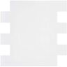 Avant Splash White Tile 12 in. W x 12 in. H 2.5mm PVC Peel and Stick Tile (8 sq.ft./8 pcs Per Case)