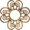 Ekena Millwork 1 in. x 30 in. x 30 in. Cohen Architectural Grade PVC Peirced Ceiling Medallion Moulding