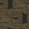 RoomMates Nikki Chu 30.75 sq. ft. Black Zulu Signature Peel and Stick Wallpaper