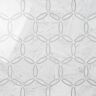 Ivy Hill Tile Meraki Carrara 9.52 in. x 10.99 in. Polished Marble Floor and Wall Mosaic Tile (0.73 sq. ft./Each)