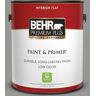 BEHR PREMIUM PLUS 1 gal. #PPU24-19 Shark Fin Flat Low Odor Interior Paint & Primer