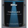 BEHR MARQUEE 1 gal. #N510-5 Liquid Mercury color Satin Enamel Exterior Paint & Primer