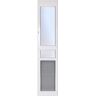 High Tech Pet 12.5 in. x 25 in. Weather and Energy Efficient Pet Door with Magnetic Closure for Regular Height Patio Doors