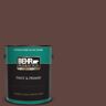 BEHR PREMIUM PLUS 1 gal. #MQ1-54 Death By Chocolate Semi-Gloss Enamel Exterior Paint & Primer