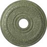 Ekena Millwork 1" x 17-1/2" x 17-1/2" Polyurethane Munich Ceiling Medallion, Athenian Green Crackle