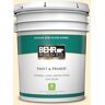 BEHR PREMIUM PLUS 5 gal. #330A-1 Bonnie Cream Semi-Gloss Enamel Low Odor Interior Paint & Primer