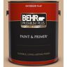 BEHR PREMIUM PLUS 1 gal. #PPF-42 Gathering Place Flat Exterior Paint & Primer