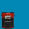 BEHR PREMIUM PLUS 1 gal. #540B-7 Royal Peacock Flat Exterior Paint & Primer