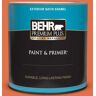 BEHR PREMIUM PLUS 1 qt. Home Decorators Collection #HDC-SM16-03 Mai Tai Satin Enamel Exterior Paint & Primer