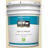 BEHR PREMIUM PLUS 5 gal. #370E-3 Willow Herb Satin Enamel Low Odor Interior Paint & Primer