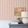 The Company Store Ava Stripe Clay Peel and Stick Wallpaper Panel (covers 26 sq. ft.)