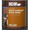 BEHR 1 gal. #PPU18-20 Broadway Flat Multi-Surface Exterior Roof Paint