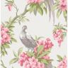 Brewster Home Fashions Golden Pheasant Rose Floral Strippable Non-Woven Paper Wallpaper