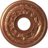 Ekena Millwork 13" OD x 3-1/2" ID x 3/4" P Baltimore Thermoformed PVC Ceiling Medallion Fits Canopies up to 5-1/4", Bright Coat Copper