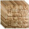 Fasade Traditional #2 2 ft. x 2 ft. Bermuda Bronze Lay-In Vinyl Ceiling Tile ( 20 sq.ft. )