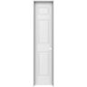 JELD-WEN 18 in. x 80 in. 3 Panel Colonist Primed Left-Hand Smooth Solid Core Molded Composite MDF Single Prehung Interior Door