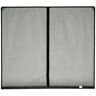 Fresh Air Screens 8 ft. x 7 ft. Stationary Garage Door Screen with 1 Zipper and Vinyl Rod Pocket