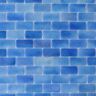 The Tile Doctor Glass Tile Love Familiar Blue 22.5 in. x 13.25 in. Glossy Glass Patterned Mosaic Wall Floor Tile (9.68 sq. ft./Case)