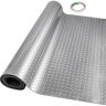VEVOR Garage Floor Mat 3.6 ft. W x 25.5 ft. L Garage Mat 0.1 in. Thickness PVC Garage Flooring, Silver