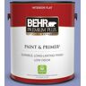 BEHR PREMIUM PLUS 1 gal. #610B-4 Intuitive Flat Low Odor Interior Paint & Primer