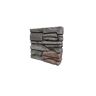 GenStone Stacked Stone Coffee 12 in. x 12 in. Faux Stone Siding Sample