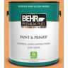 BEHR PREMIUM PLUS 1 gal. #270D-5 Adventure Orange Semi-Gloss Enamel Low Odor Interior Paint & Primer