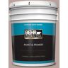 BEHR PREMIUM PLUS 5 gal. #N150-3 Cocoa Craving Satin Enamel Exterior Paint & Primer