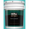 BEHR PREMIUM PLUS 5 gal. #P460-4 Lagoon Rock Semi-Gloss Enamel Exterior Paint & Primer