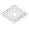 Ekena Millwork 32 in. W x 21-3/8 in. H x 4 in. ID x 1 in. P Diamond Architectural Grade PVC Contemporary Ceiling Medallion