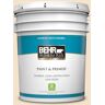 BEHR PREMIUM PLUS 5 gal. #ECC-12-1 Dappled Sunlight Satin Enamel Low Odor Interior Paint & Primer