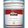 BEHR PREMIUM PLUS 5 gal. #PPU14-03 Cayman Bay Flat Low Odor Interior Paint & Primer