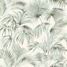 Chesapeake Manaus Blue Palm Frond Matte Paper Pre-Pasted Wallpaper