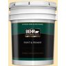 BEHR PREMIUM PLUS 5 gal. #340A-3 Song of Summer Semi-Gloss Enamel Exterior Paint & Primer