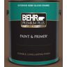 BEHR PREMIUM PLUS 1 gal. #280F-7 Breakfast Blend Semi-Gloss Enamel Exterior Paint & Primer