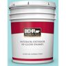 BEHR PREMIUM PLUS 5 gal. #CE-02 Mermaid Tears Hi-Gloss Enamel Interior/Exterior Paint