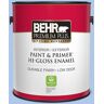 BEHR PREMIUM PLUS 1 gal. #P530-2 Promise Keeping Hi-Gloss Enamel Interior Exterior Paint Primer