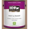 BEHR PREMIUM PLUS 1 gal. #N240-5 Rodeo Tan Eggshell Enamel Low Odor Interior Paint & Primer