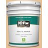 BEHR PREMIUM PLUS 5 gal. #M250-3 Apple Turnover Semi-Gloss Enamel Low Odor Interior Paint & Primer