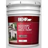 BEHR 5 gal. #PPU26-11 Platinum Flat Masonry, Stucco and Brick Interior/Exterior Paint