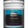 BEHR PREMIUM PLUS 5 gal. #MQ1-35 Off Broadway Satin Enamel Exterior Paint & Primer