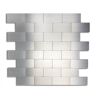 DIP Design Is Personal DIP Large Silver Subway 10.75 in. x 13 in. Self-Adhesive PVC Aluminum Tile Backsplash (10-Pack)
