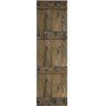 COAST SEQUOIA INC Castle Series 30 in. x 84 in. Aged Barrel DIY Knotty Pine Wood Sliding Barn Door Slab